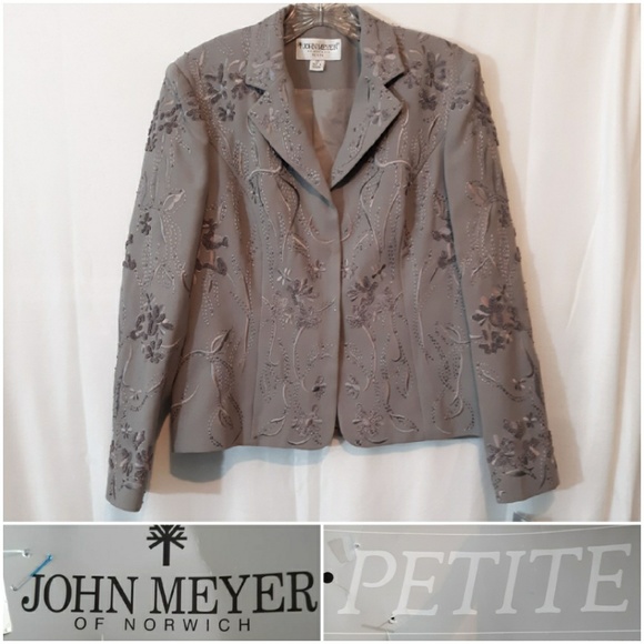 John Meyer Jackets & Blazers - John Meyer Embroidered Suit Jacket